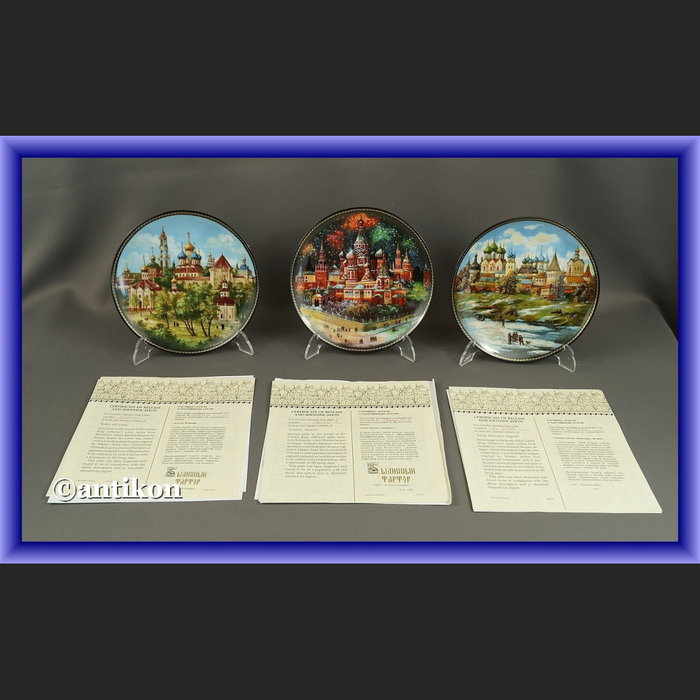 Talerze kolekcjonerskie rosyjskie cerkwie Talerze kolekcjonerskie rosyjskie cerkwie