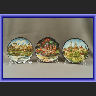 Talerze kolekcjonerskie rosyjskie cerkwie