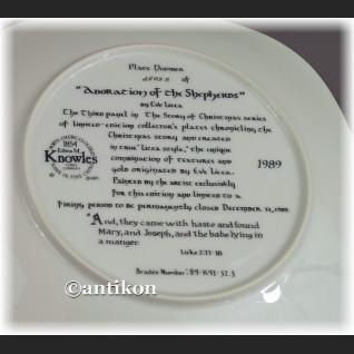 Narodziny Jezusa komplet talerzy kolekcjonerskich Boże Narodzenie Narodziny Jezusa komplet talerzy kolekcjonerskich Boże Narodzenie