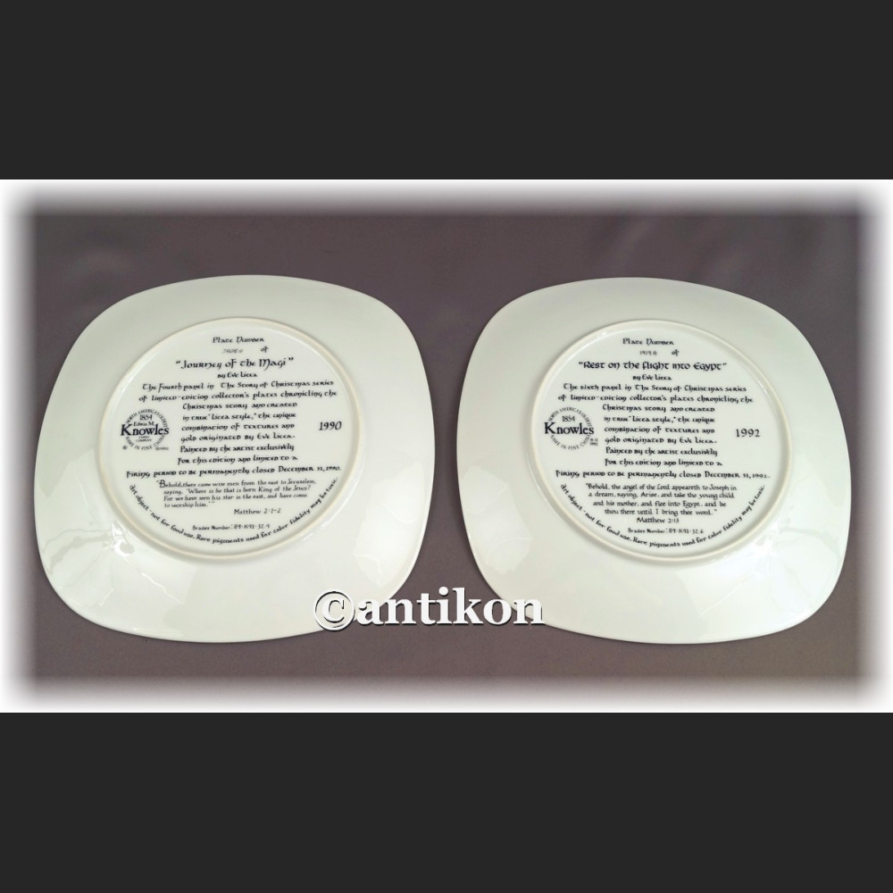 Narodziny Jezusa komplet talerzy kolekcjonerskich Boże Narodzenie Narodziny Jezusa komplet talerzy kolekcjonerskich Boże Narodzenie