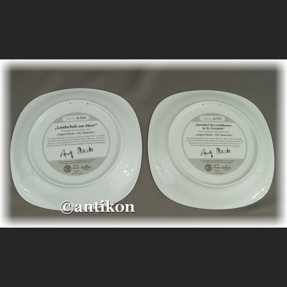 Talerze kolekcjonerskie Rosenthal Podróż do Tunezji Talerze kolekcjonerskie Rosenthal Podróż do Tunezji