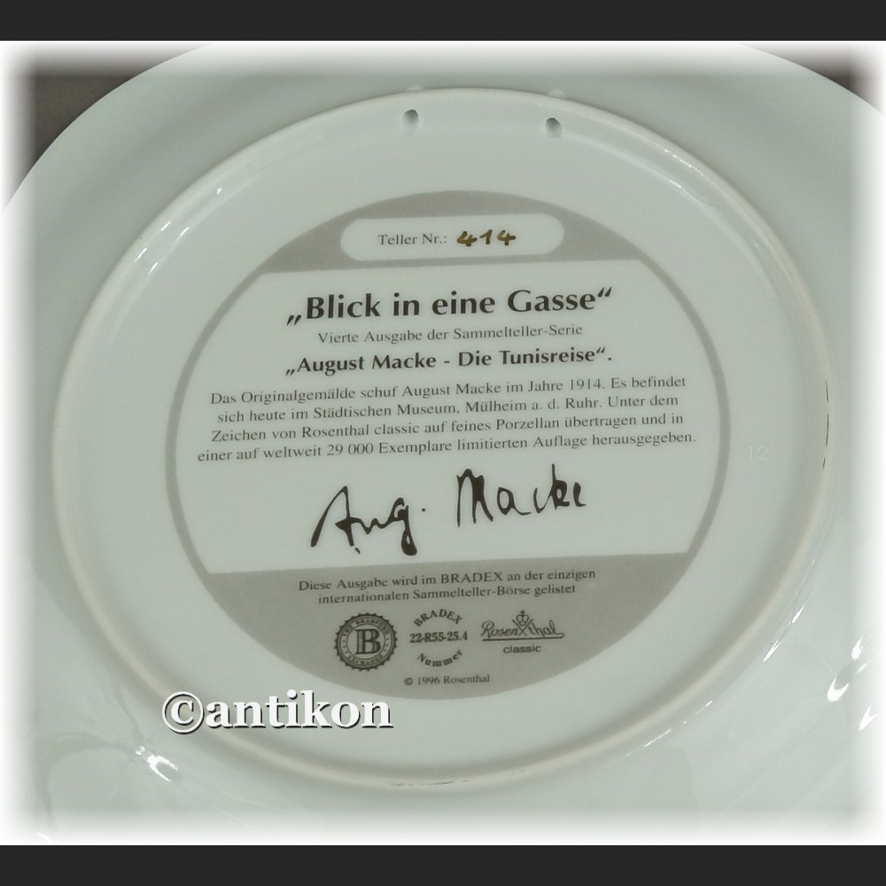 Talerze kolekcjonerskie Rosenthal Podróż do Tunezji Talerze kolekcjonerskie Rosenthal Podróż do Tunezji