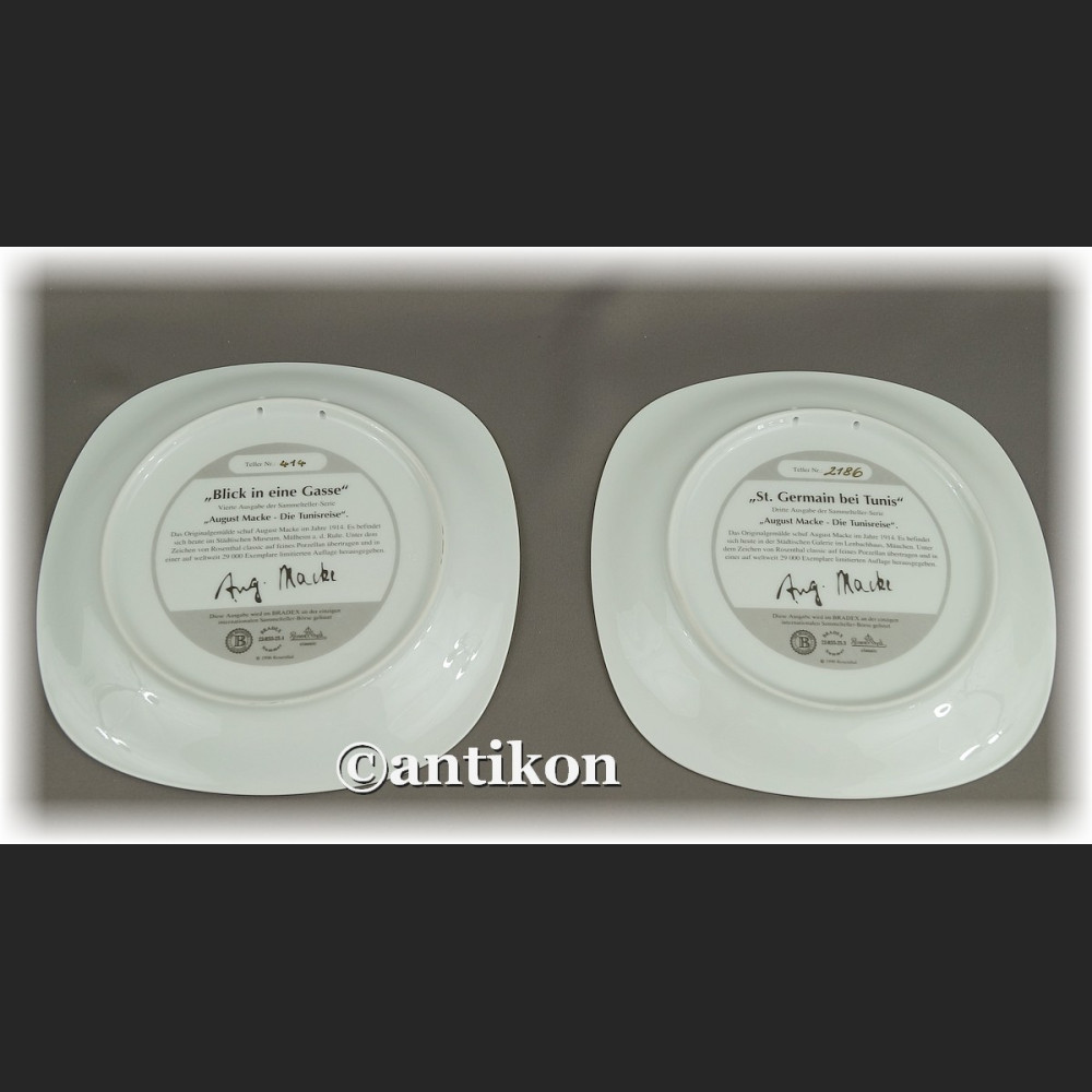 Talerze kolekcjonerskie Rosenthal Podróż do Tunezji Talerze kolekcjonerskie Rosenthal Podróż do Tunezji