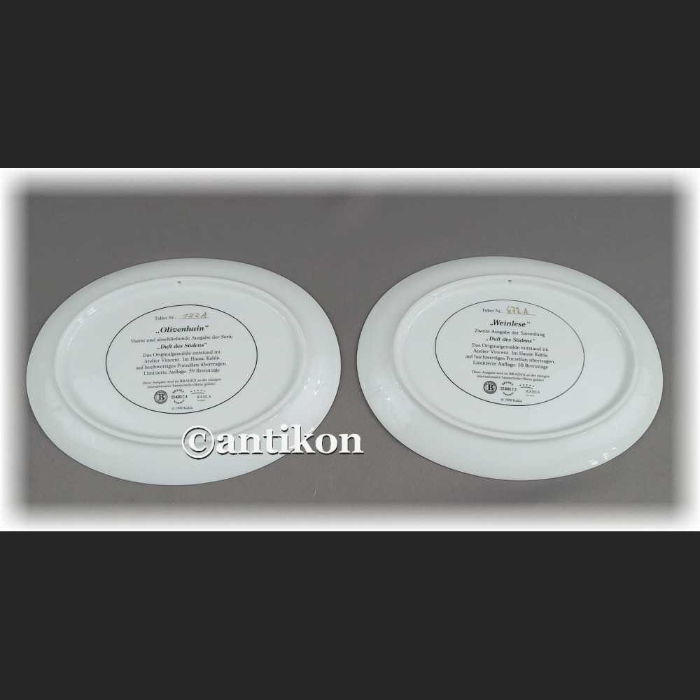 Zapach Południa talerze kolekcjonerskie z certyfikatem Prowansja Francja Zapach Południa talerze kolekcjonerskie z certyfikatem Prowansja Francja