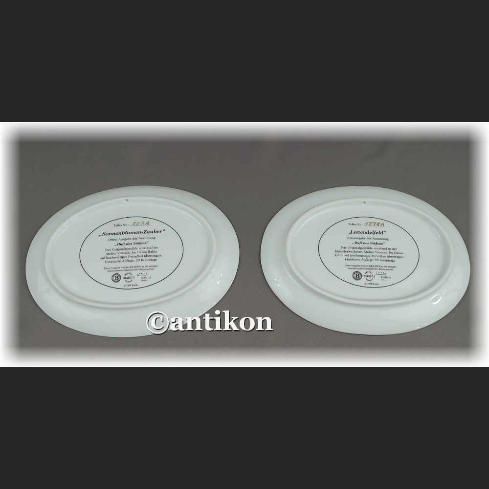 Zapach Południa talerze kolekcjonerskie z certyfikatem Prowansja Francja Zapach Południa talerze kolekcjonerskie z certyfikatem Prowansja Francja