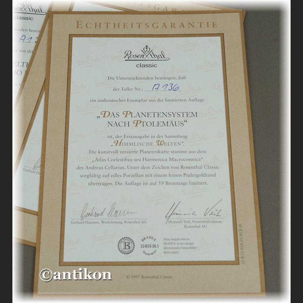 Cała kolekcja Rosenthal talerze kolekcjonerskie niebiańskie światy Cała kolekcja Rosenthal talerze kolekcjonerskie niebiańskie światy