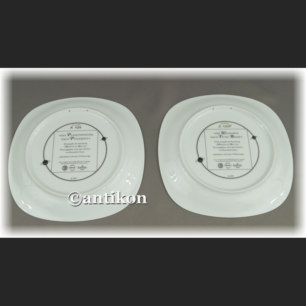 Cała kolekcja Rosenthal talerze kolekcjonerskie niebiańskie światy Cała kolekcja Rosenthal talerze kolekcjonerskie niebiańskie światy
