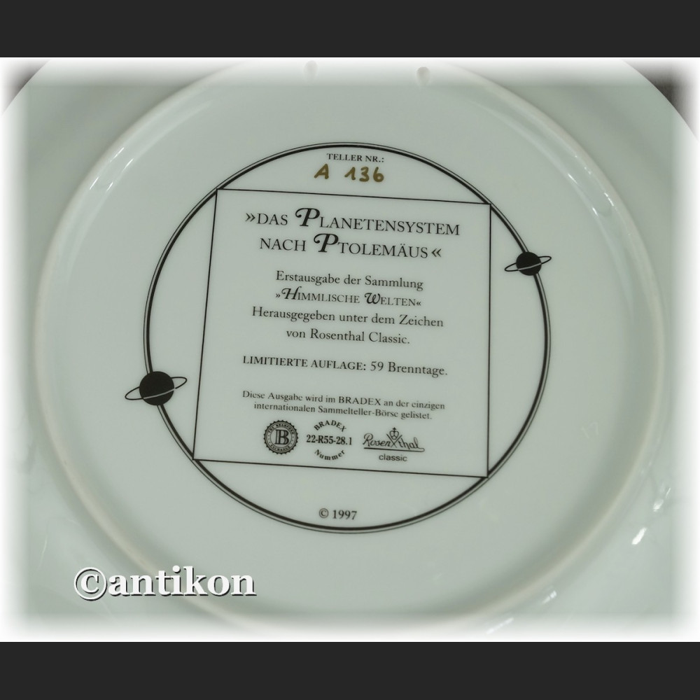 Cała kolekcja Rosenthal talerze kolekcjonerskie niebiańskie światy Cała kolekcja Rosenthal talerze kolekcjonerskie niebiańskie światy