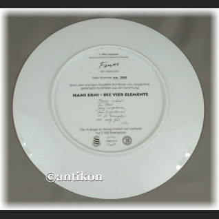 Cztery Żywioły talerze kolekcjonerskie z certyfikatem H.Erni konie Cztery Żywioły talerze kolekcjonerskie z certyfikatem H.Erni konie