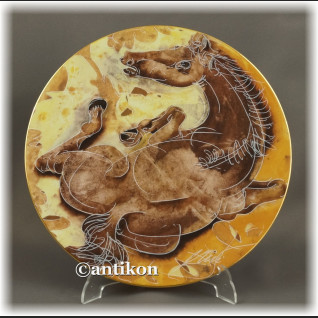 Cztery Żywioły talerze kolekcjonerskie z certyfikatem H.Erni konie Cztery Żywioły talerze kolekcjonerskie z certyfikatem H.Erni konie