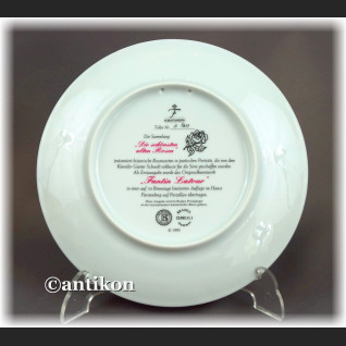 Ekskluzywna porcelana Furstenberg Róże cała seria talerzy kolekcjonerskich Ekskluzywna porcelana Furstenberg Róże cała seria talerzy kolekcjonerskich