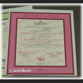 Cztery pory Roku talerze kolekcjonerskie Rosenthal z certyfikatem Cztery pory Roku talerze kolekcjonerskie Rosenthal z certyfikatem