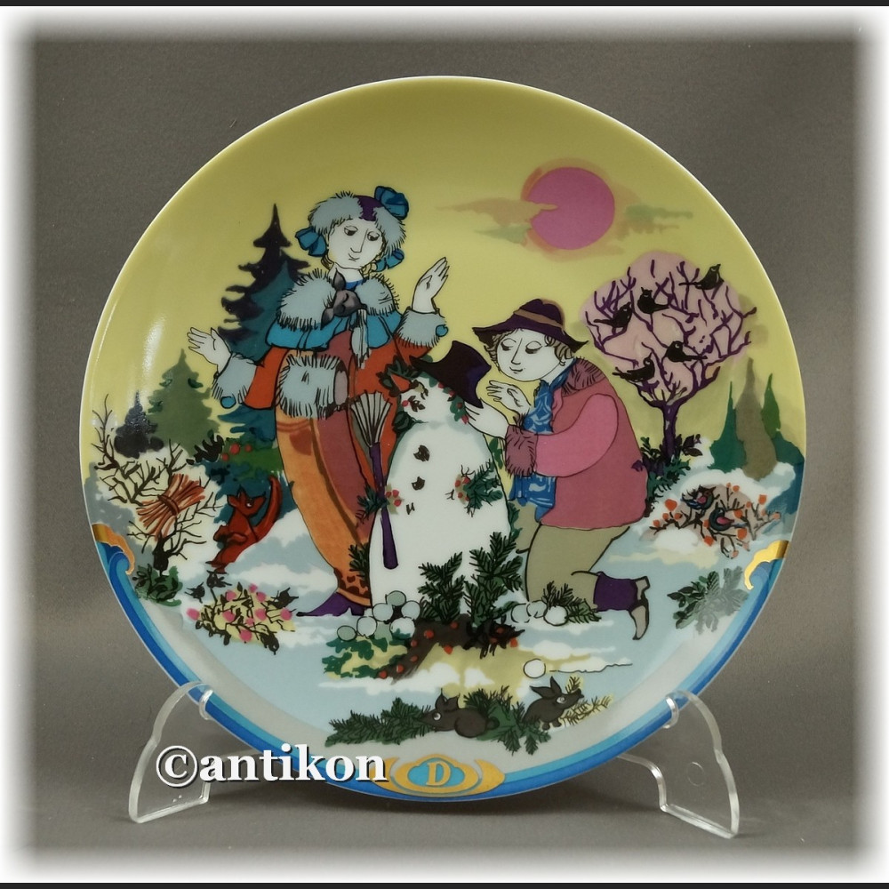 Cztery pory Roku talerze kolekcjonerskie Rosenthal z certyfikatem Cztery pory Roku talerze kolekcjonerskie Rosenthal z certyfikatem