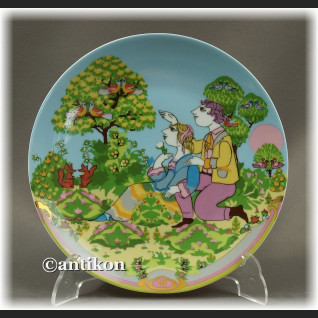 Cztery pory Roku talerze kolekcjonerskie Rosenthal z certyfikatem Cztery pory Roku talerze kolekcjonerskie Rosenthal z certyfikatem