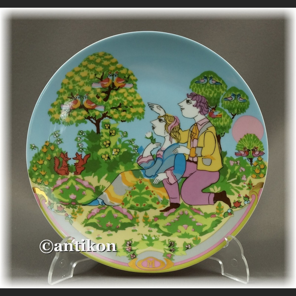 Cztery pory Roku talerze kolekcjonerskie Rosenthal z certyfikatem Cztery pory Roku talerze kolekcjonerskie Rosenthal z certyfikatem