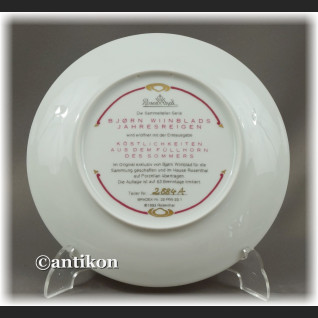 Cztery pory Roku talerze kolekcjonerskie Rosenthal z certyfikatem Cztery pory Roku talerze kolekcjonerskie Rosenthal z certyfikatem