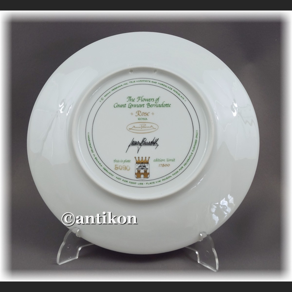 Ekskluzywna porcelana Kwiaty ogrodowe kolekcjonerskie talerze  cała seria z certyfikatem Ekskluzywna porcelana Kwiaty ogrodowe kolekcjonerskie talerze  cała seria z certyfikatem