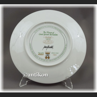 Ekskluzywna porcelana Kwiaty ogrodowe kolekcjonerskie talerze  cała seria z certyfikatem Ekskluzywna porcelana Kwiaty ogrodowe kolekcjonerskie talerze  cała seria z certyfikatem