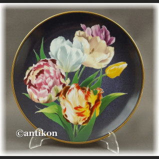 Ekskluzywna porcelana Kwiaty ogrodowe kolekcjonerskie talerze  cała seria z certyfikatem Ekskluzywna porcelana Kwiaty ogrodowe kolekcjonerskie talerze  cała seria z certyfikatem