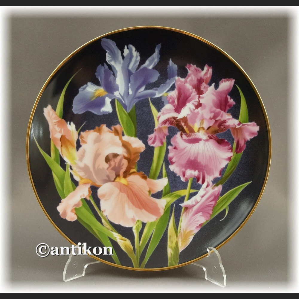 Ekskluzywna porcelana Kwiaty ogrodowe kolekcjonerskie talerze  cała seria z certyfikatem Ekskluzywna porcelana Kwiaty ogrodowe kolekcjonerskie talerze  cała seria z certyfikatem