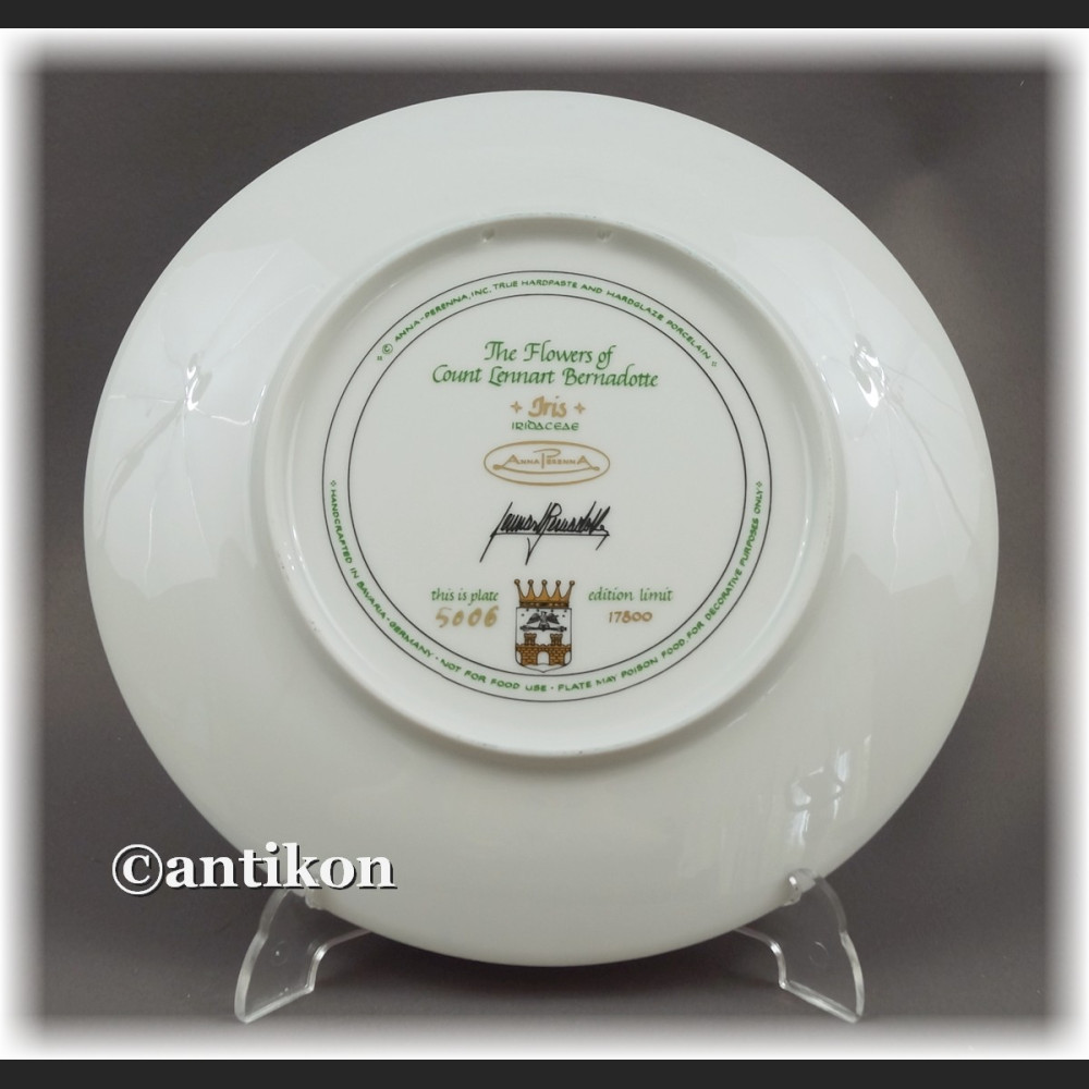 Ekskluzywna porcelana Kwiaty ogrodowe kolekcjonerskie talerze  cała seria z certyfikatem Ekskluzywna porcelana Kwiaty ogrodowe kolekcjonerskie talerze  cała seria z certyfikatem