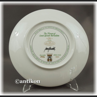 Ekskluzywna porcelana Kwiaty ogrodowe kolekcjonerskie talerze  cała seria z certyfikatem Ekskluzywna porcelana Kwiaty ogrodowe kolekcjonerskie talerze  cała seria z certyfikatem