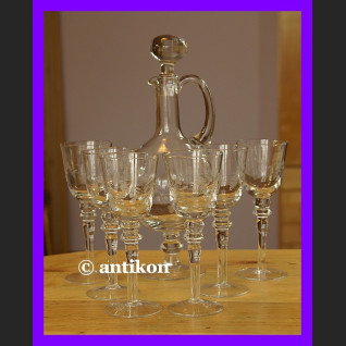 Karafka kieliszki do wina lub absyntu Karafka kieliszki do wina lub absyntu