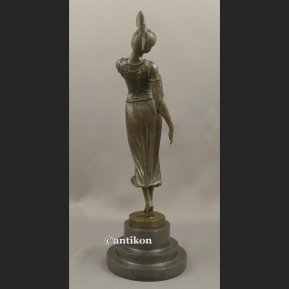 Figurka z brązu tancerka art deco francuska rzeźba Figurka z brązu tancerka art deco francuska rzeźba