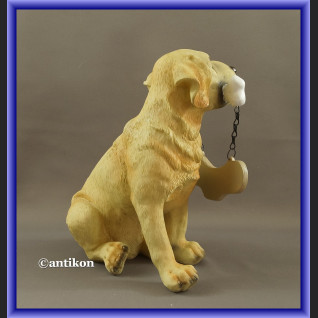 Witający pies ogrodowa figurka