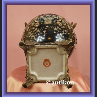 Wielki pałacowy wazon z ważkami malowany