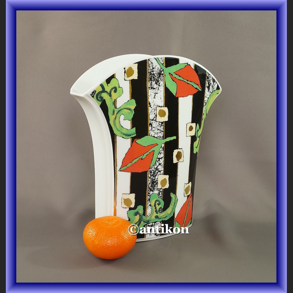 Porcelana Rosenthal róże modernistyczny wazon lata 60 Porcelana Rosenthal róże modernistyczny wazon lata 60