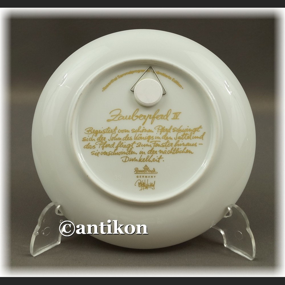 Talerz kolekcjonerski Rosenthal zaczarowany koń 4 Talerz kolekcjonerski Rosenthal zaczarowany koń 4