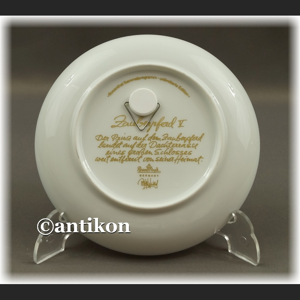 Talerz kolekcjonerski Rosenthal zaczarowany koń  5