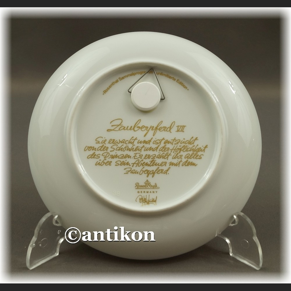 Talerz kolekcjonerski Rosenthal zaczarowany koń 7 Talerz kolekcjonerski Rosenthal zaczarowany koń 7