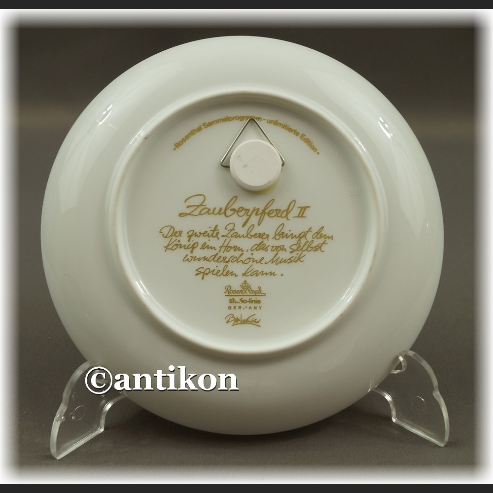 Talerz kolekcjonerski Rosenthal zaczarowany koń 2 Talerz kolekcjonerski Rosenthal zaczarowany koń 2