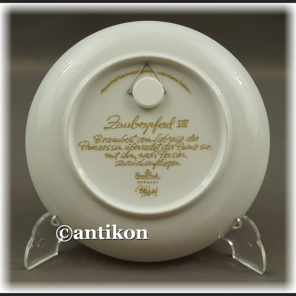 Talerz kolekcjonerski Rosenthal zaczarowany koń  8