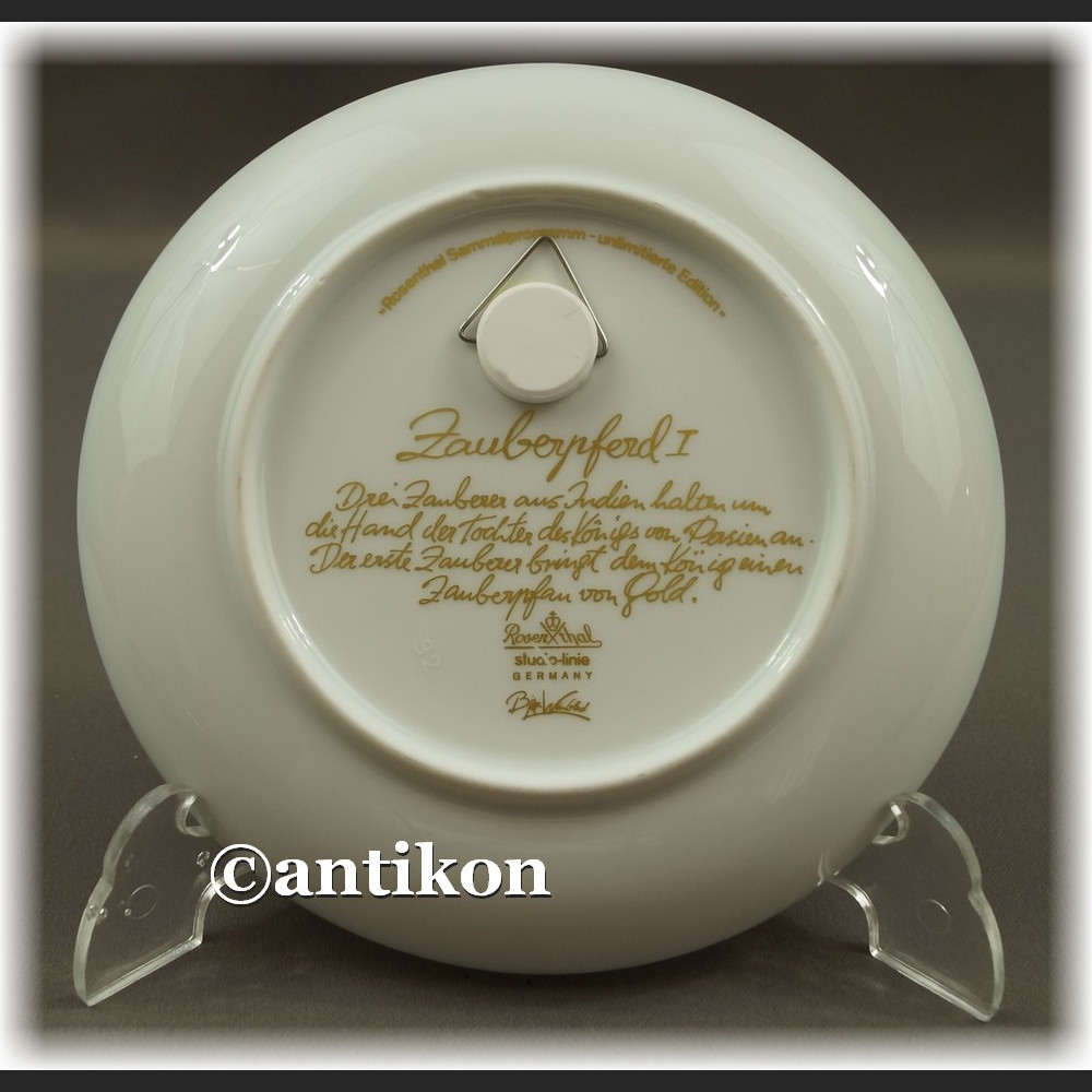 Talerz kolekcjonerski Rosenthal zaczarowany koń  1