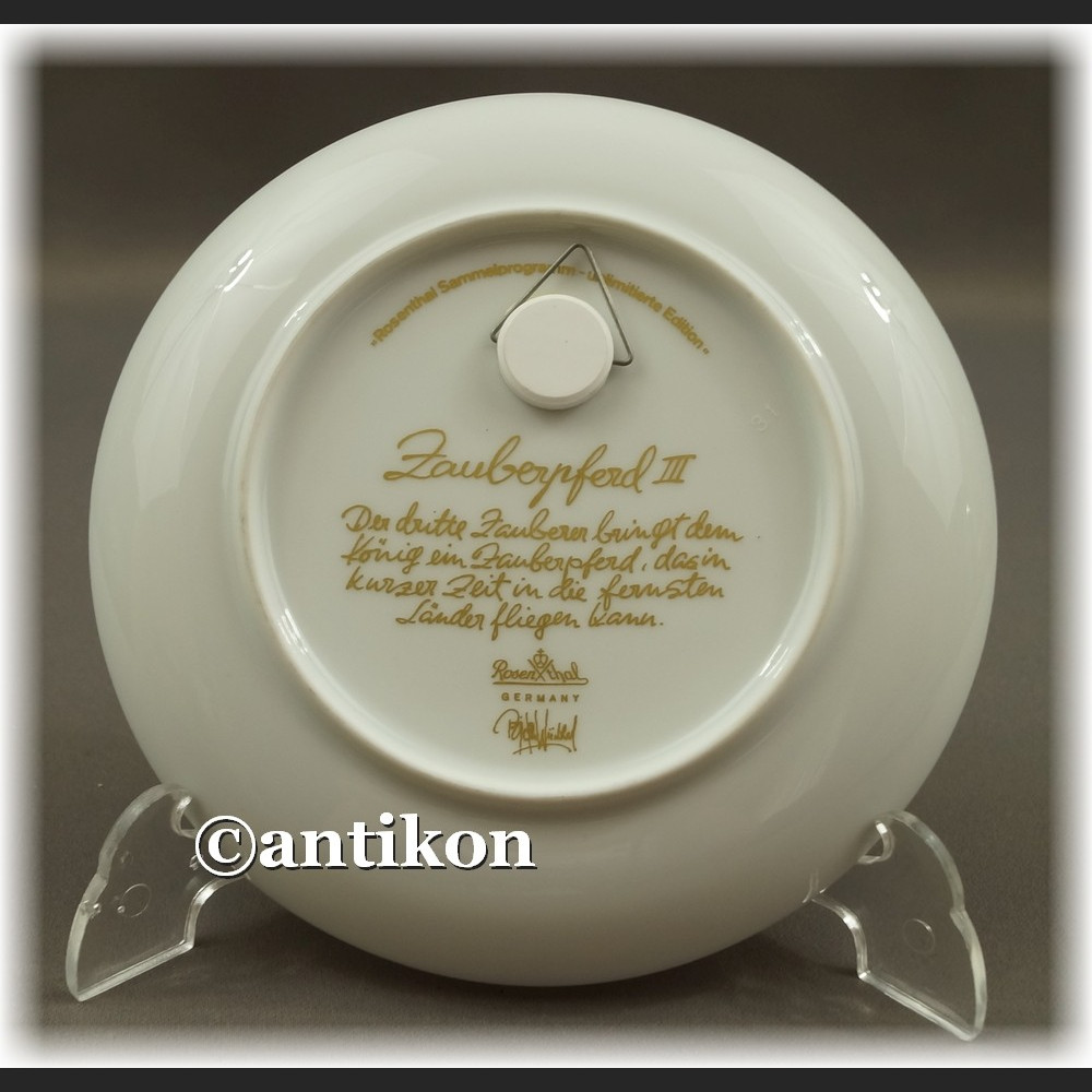 Talerz kolekcjonerski Rosenthal zaczarowany koń  3 