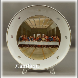 Ostatnia wieczerza Chodzież lata 60  duży talerz kolekcjonerski 