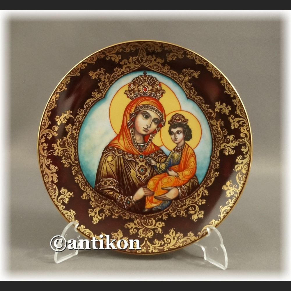 Rosyjskie ikony komplet talerzy kolekcjonerskich