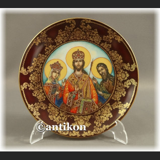 Rosyjskie ikony komplet talerzy kolekcjonerskich