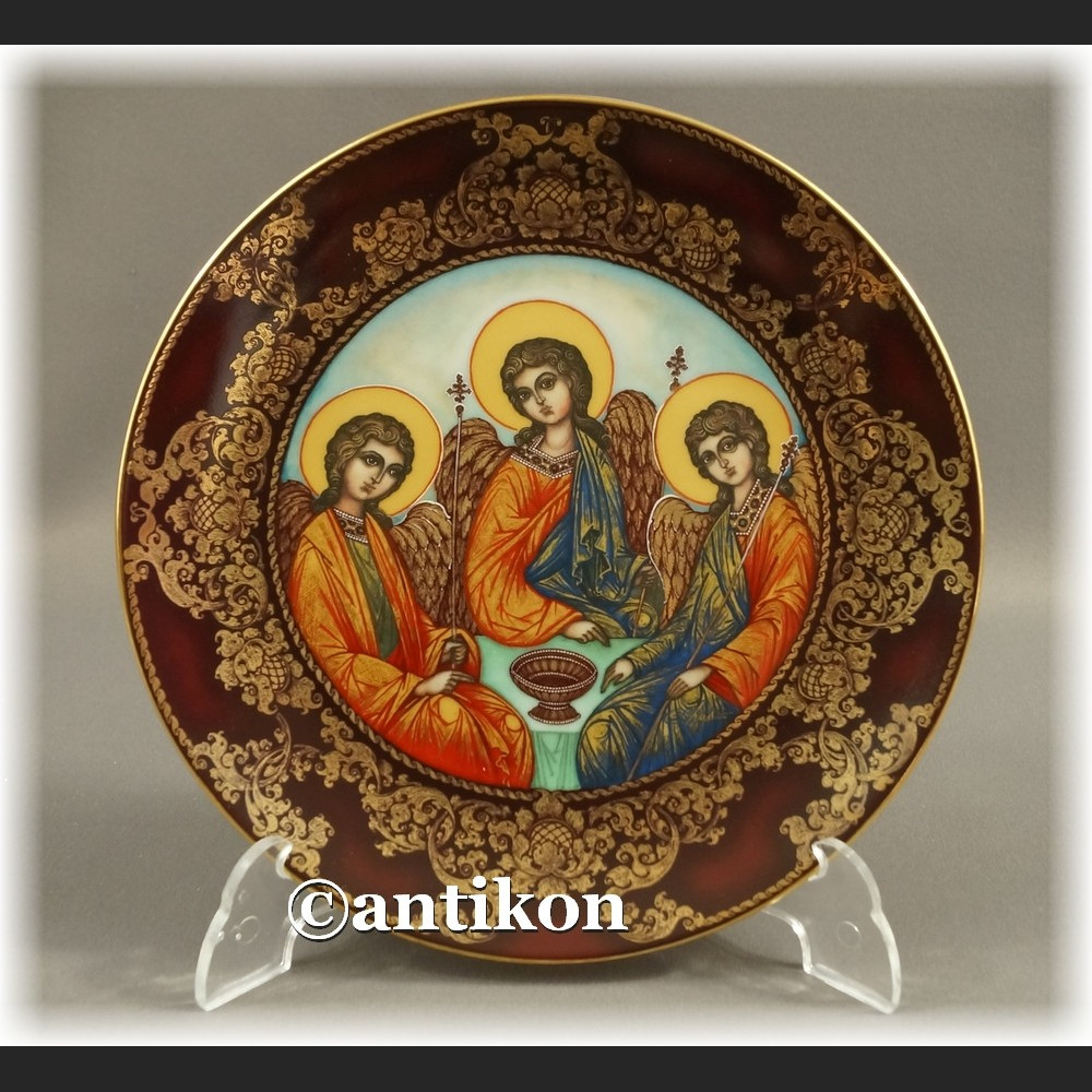 Rosyjskie ikony komplet talerzy kolekcjonerskich