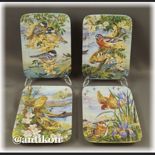 Talerze kolekcjonerskie Ptaki Świata seria z certyfikatem