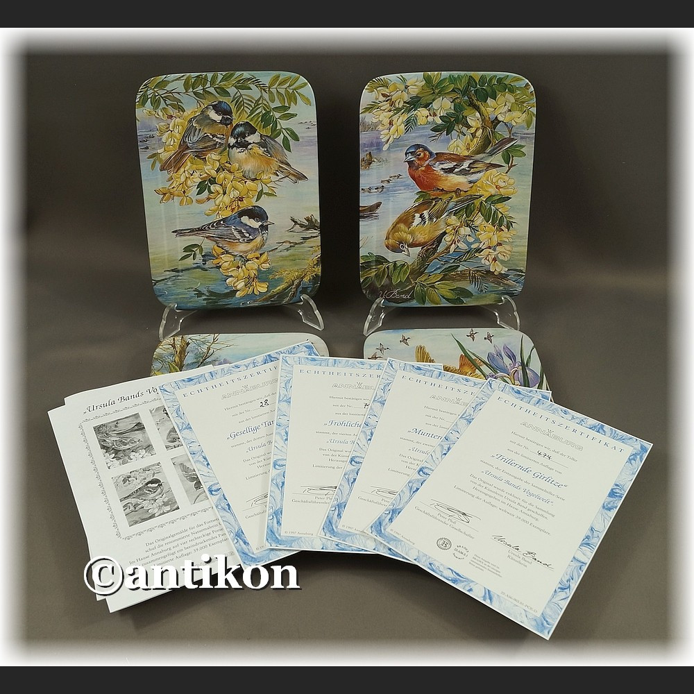 Talerze kolekcjonerskie Ptaki Świata seria z certyfikatem Talerze kolekcjonerskie Ptaki Świata seria z certyfikatem