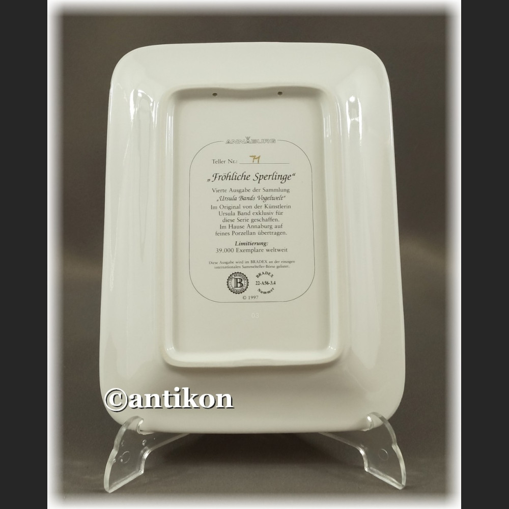 Talerze kolekcjonerskie Ptaki Świata seria z certyfikatem Talerze kolekcjonerskie Ptaki Świata seria z certyfikatem