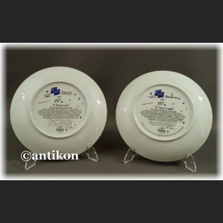 Ekskluzywna porcelana Nasze Dzieci kolekcjonerskie talerze  cała seria z certyfikatem