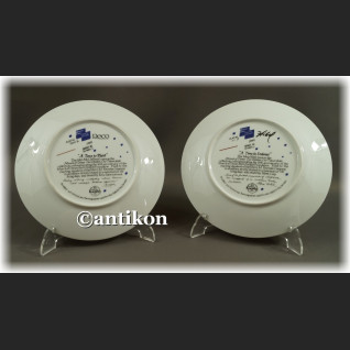 Ekskluzywna porcelana Nasze Dzieci kolekcjonerskie talerze  cała seria z certyfikatem