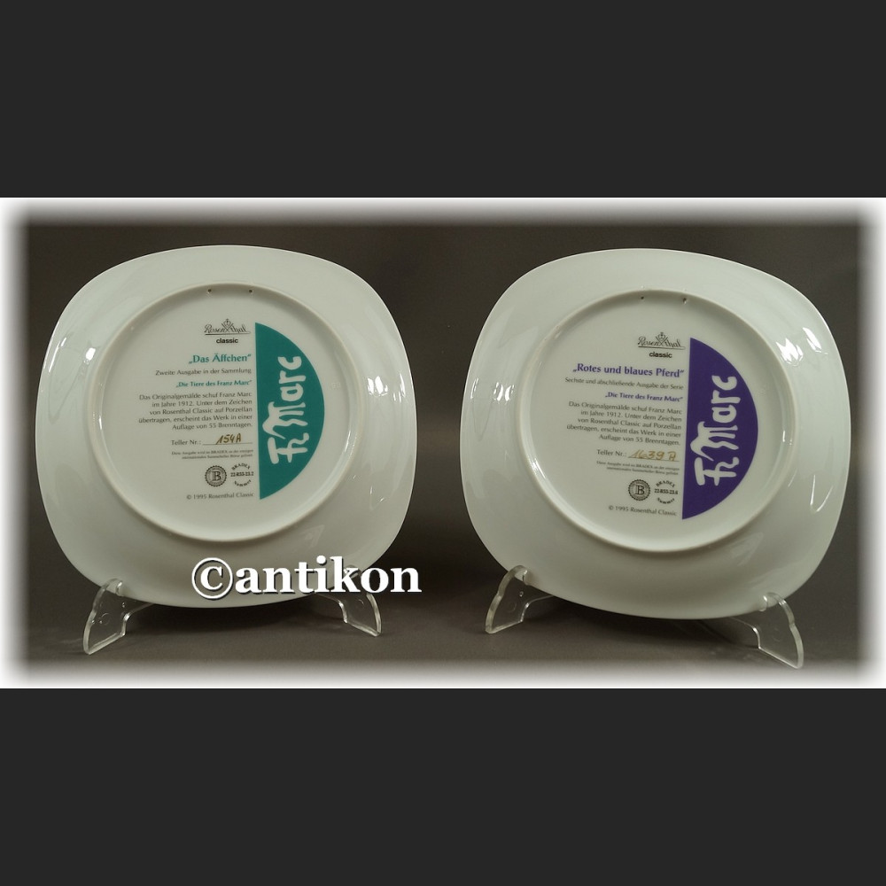 Rosenthal talerze ozdobne z dzikimi zwierzętami Rosenthal talerze ozdobne z dzikimi zwierzętami