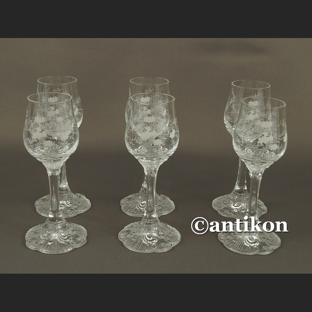 Kieliszki Rosenthal do likieru luksusowy komplet