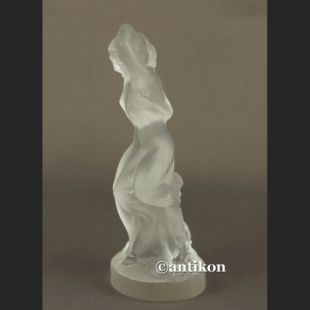 Lalique szkło nimfa i faun piękna figurka 